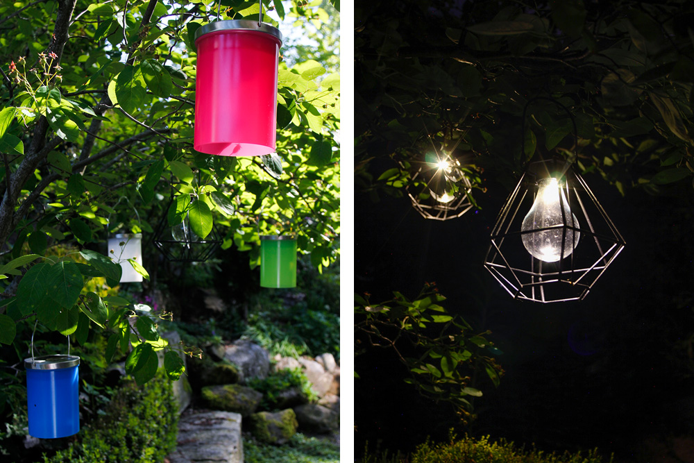LED Lampen Garten