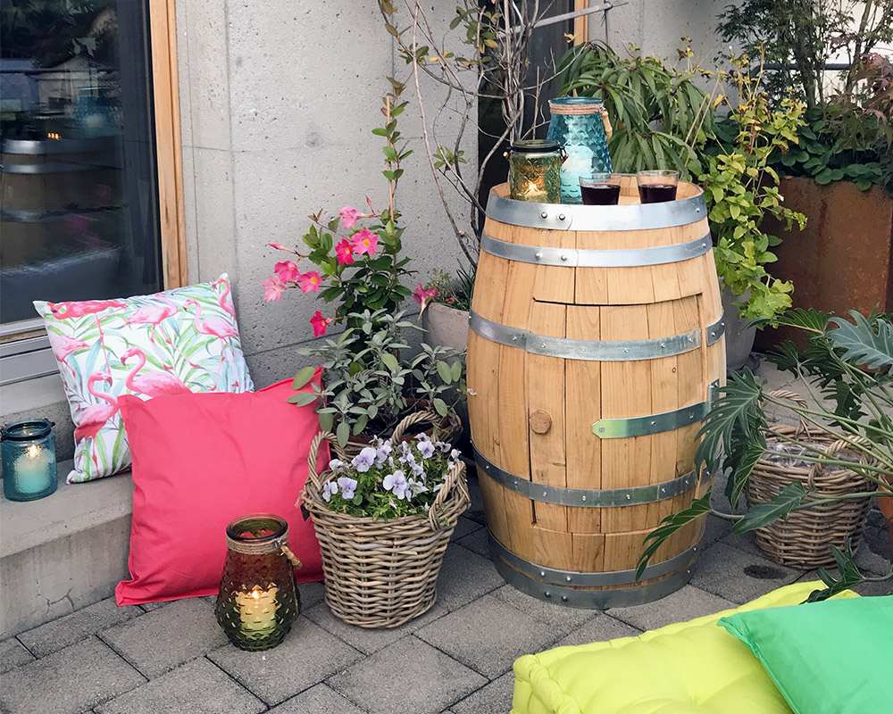 Upcycling: il bar scaffale in botte di legno - Do it + Garden Blog